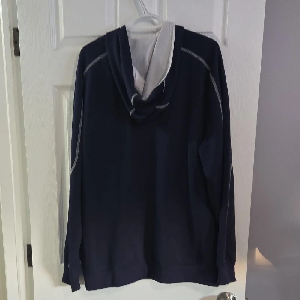 Reebok Navy Edmonton Oilers Hoodie - Picture 3 of 5